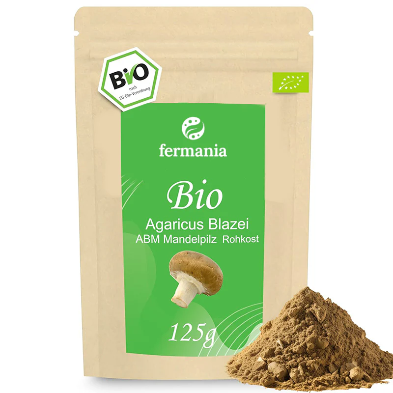 Agaricus Blazei - Mandelpilz Pulver | Bio 125g