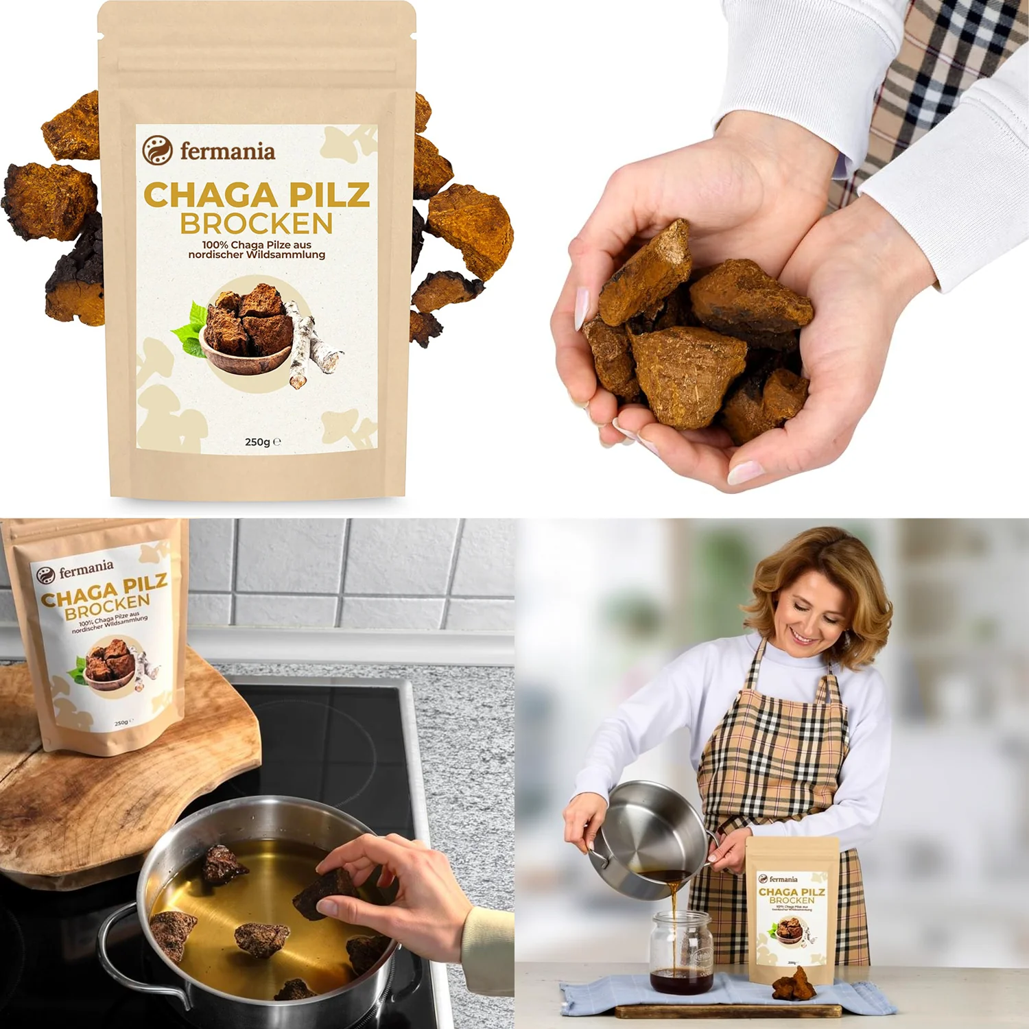 Chaga Tee Pilz-Brocken aus Sibirien - Image 2