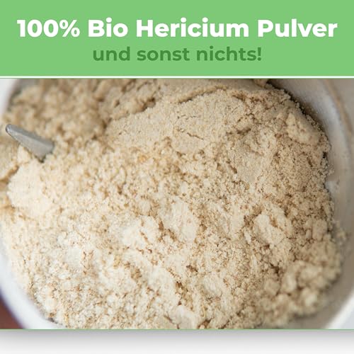 Hericium Pulver 250g | Bio | Rohkost | Hochwertiger Vitalpilz Igelstachelbart - Image 2